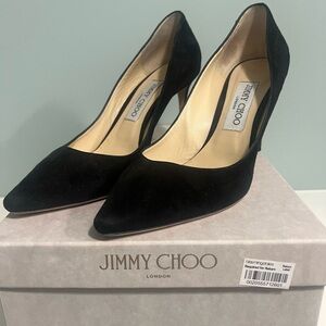 Jimmy Choo Romy 85mm Classic Black Heels - beautifully kept